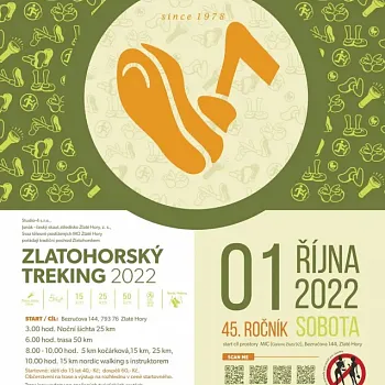 Zlaté Hory (v Jeseníkách) - Zlatohorský treking s Nordic walking Instruktorkou.