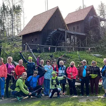 Zlaté Hory (v Jeseníkách) - Zlatohorský treking s Nordic walking Instruktorkou.