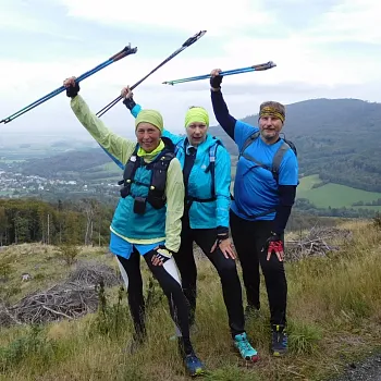 Zlaté Hory (v Jeseníkách) - Zlatohorský treking s Nordic walking Instruktorkou.