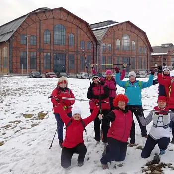 OSTRAVA!!! podivuhodná - předvánoční Nordic Walking setkání.