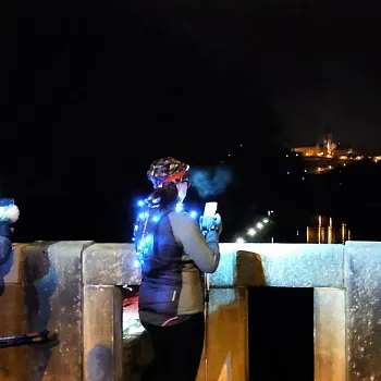 Mělník - vánoční Nordic Walking se světýlky