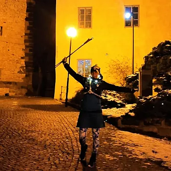 Mělník - vánoční Nordic Walking se světýlky