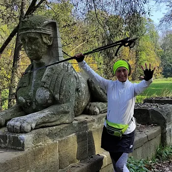 Veltrusy - Nordic walking přes všechny mosty zámeckého parku