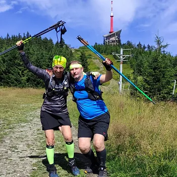 Expedice Beskydy - Nordic Walking přechod z Mostů u Jablunkova do Malenovic