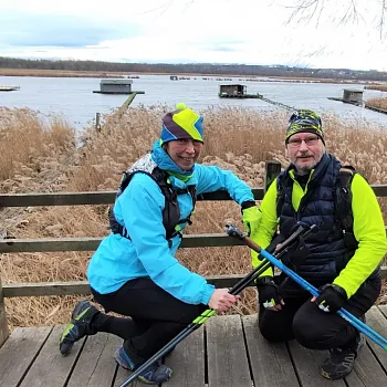 Ostrava!!! - Nordic Walking výšlap kolem Heřmanického rybníka.