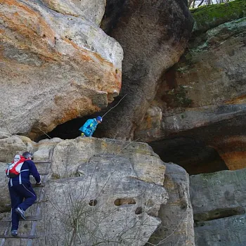 Kokořínsko - Nordic Walking krajem mého táty. Nedamy, Šemánovický důl, Bosyně, Harasov.