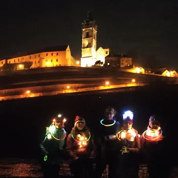 Mělník - vánoční Nordic Walking výšlap do tmy