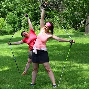 Praha - Hostivařský lesopark - Nordic Walking není jen chůze