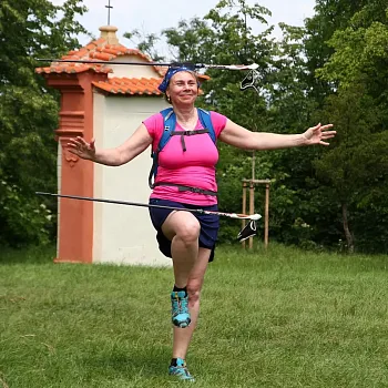 Praha - Hostivařský lesopark - Nordic Walking není jen chůze