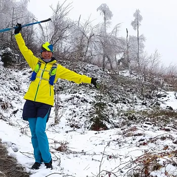 Zlaté Hory - na Bílou sobotu pěšky z Forvízu, přes Větrnou a Biskupskou kupu