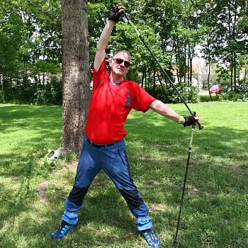 Praha - Hostivařský lesopark - Nordic Walking není jen chůze
