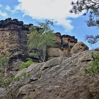 Kokořínsko - NW výšlap na výhledy z Nedvězí a Osinalické skály.