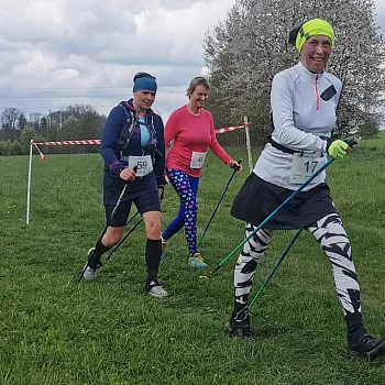 Mělník, Chloumek – trénink techniky Nordic Walking