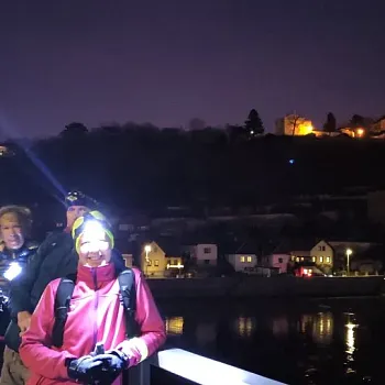 Mělník -  vánoční Nordic Walking výšlap do tmy, už počtvrté