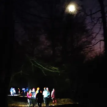 Mělník -  vánoční Nordic Walking výšlap do tmy, už počtvrté