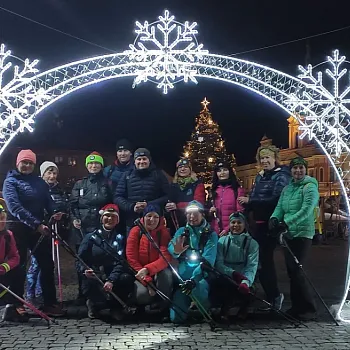 Mělník -  vánoční Nordic Walking výšlap do tmy, už počtvrté
