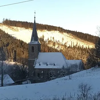 ZLATÉ HORY – SILVESTR WALKING 2024 – z Horního Údolí přes kapli Sv. Anny do Zlatých – buřtíky s sebou