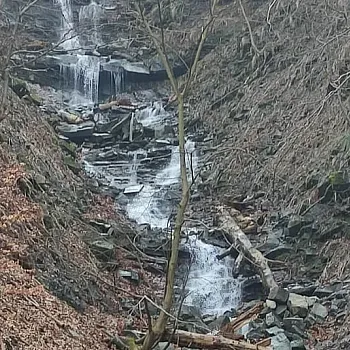 Beskydy. Ostravice - horský NW výšlap k vodopádům Bučacího potoka