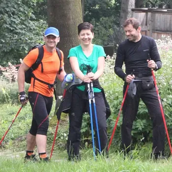 Ostrava, Bělský les - Nordic Walking trénink s Jankem Vajčnerem
