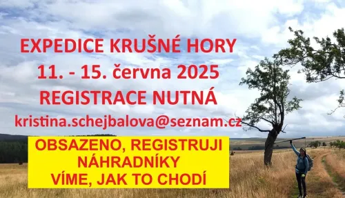 EXPEDICE KRUŠNÉ HORY - Nordic Walking přechod z Nejdek/Tisová do Klášterce nad Ohří