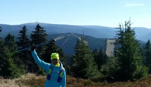 Jeseníky - Červenohorské sedlo - nordic walking setkání JEN TAK