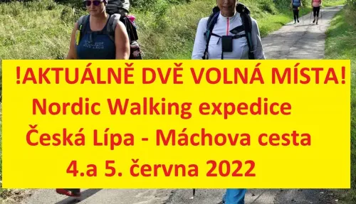 Česká Lípa - víkendová Nordic Walking expedice Máchovou cestou