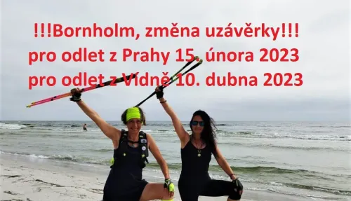 Dánsko - Nordic Walking a cyklo zájezd na ostrov Bornholm 2023