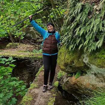 Kokořínsko - Nordic Walking Dobřeň, Vidim, skalní stůl na konec