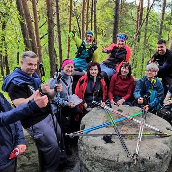 Kokořínsko - Nordic Walking Dobřeň, Vidim, skalní stůl na konec