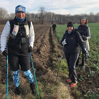 Mělník - Nordic Walking kolem Baraby - 1.12.2019