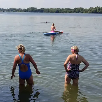 Nordic Walking v háji. V Háji ve Slezsku.