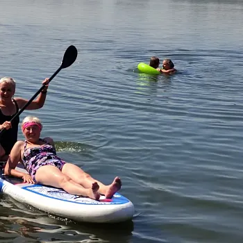 Nordic Walking v háji. V Háji ve Slezsku.