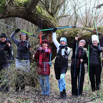 Mělník - Nordic Walking kolem Baraby - 1.12.2019