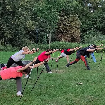 Nordic Walking kurz v Mohelnici - na focení čas není