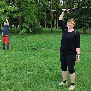 Nordic Walking kurz v Mohelnici - na focení čas není
