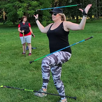 Nordic Walking kurz v Mohelnici - na focení čas není