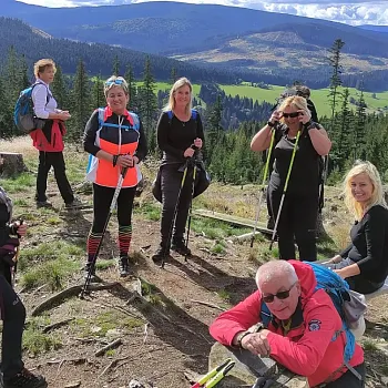 Zlatohorsko. Tři dny Nordic Walking na severu.