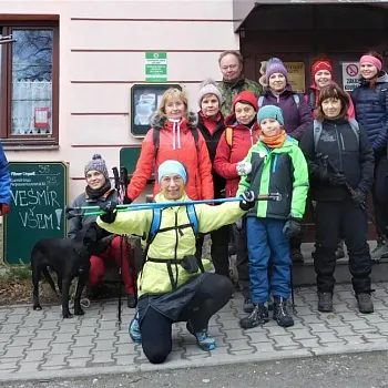 Silvestr walking Zlaté Hory 2019