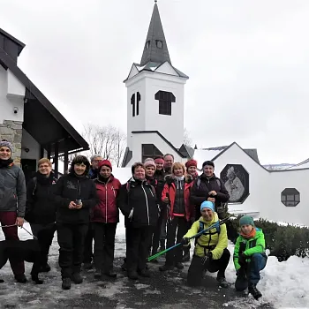 Silvestr walking Zlaté Hory 2019