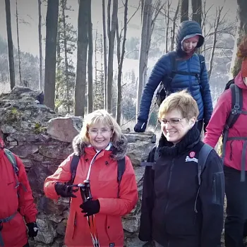 Silvestr walking Zlaté Hory 2019