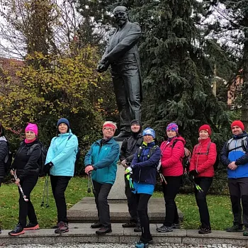 Nordic Walking listopad 2021 u Vltavy