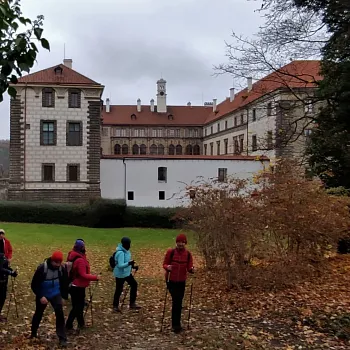 Nordic Walking listopad 2021 u Vltavy