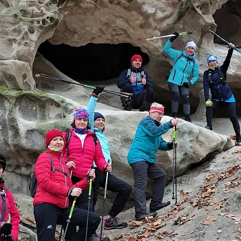 Nordic Walking listopad 2021 u Vltavy