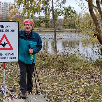 Nordic Walking listopad 2021 u Vltavy