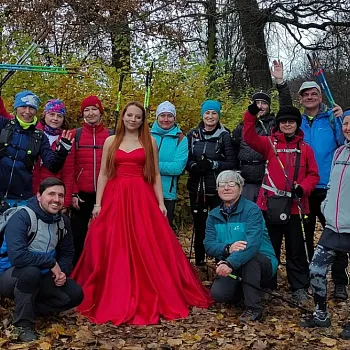 Nordic Walking listopad 2021 u Vltavy