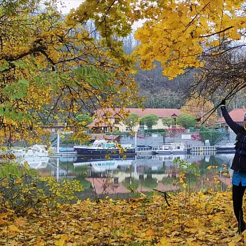 Nordic Walking listopad 2021 u Vltavy