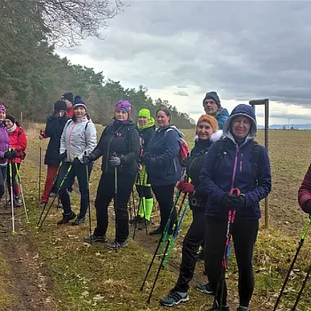 Mělník, Chloumek - zaostřeno na techniku Nordic Walking a hlavně na blbinky