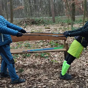 Mělník, Chloumek - zaostřeno na techniku Nordic Walking a hlavně na blbinky