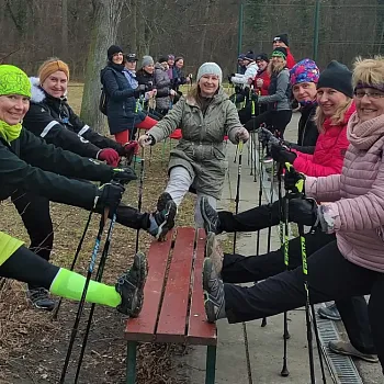 Mělník, Chloumek - zaostřeno na techniku Nordic Walking a hlavně na blbinky