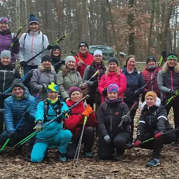 Mělník, Chloumek - zaostřeno na techniku Nordic Walking a hlavně na blbinky